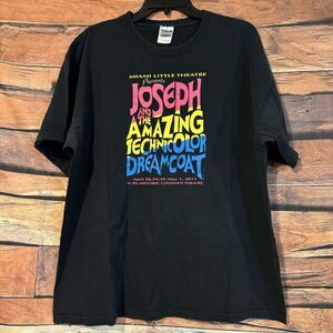 Joseph & the Amazing Technicolor Dreamcoat T-Shirt XL 2011 Miami Little Theatre